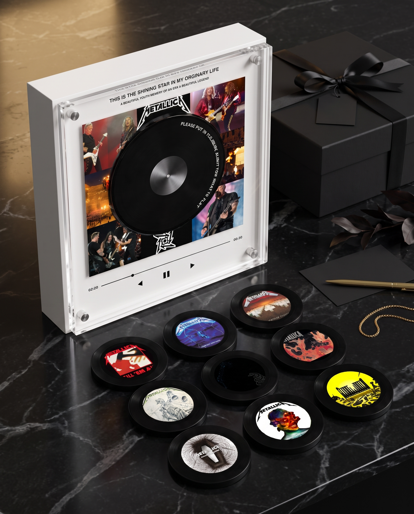 Metallica marble